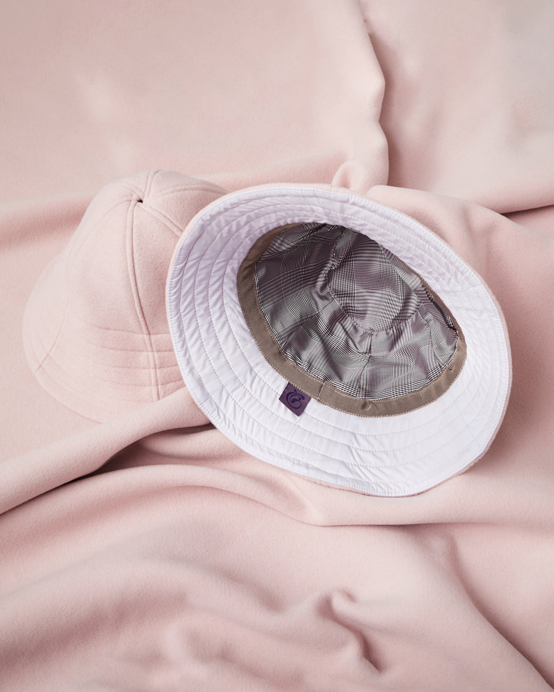 Candy-floss Wool/Cashmere Bucket-Cloch Hat