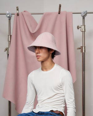 Candy-floss pink Winter Bowler Hat